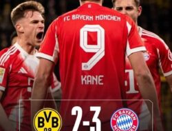 Bayern Munich Kalahkan Borussia Dortmund 3-2 dalam Laga Sengit Der Klassiker