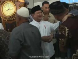Prabowo Gelar Salat Id Bersama Penyintas dan Buka Istana untuk Silaturahmi Lebaran