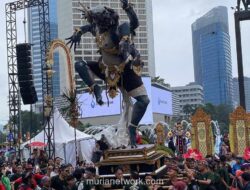 Pawai Ogoh-ogoh Warna-warni Warnai Car Free Day di Bundaran HI