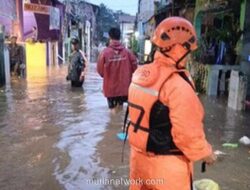 Hujan Deras Rendam Jakarta, 48 RT dan 16 Ruas Jalan Tergenang