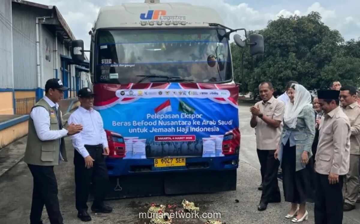 Indonesia Ekspor Perdana Beras Premium untuk Jamaah Haji di Arab Saudi