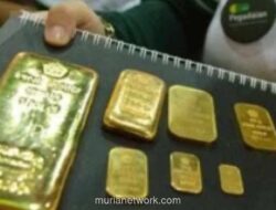 Harga Emas Pegadaian Anjlom Signifikan, Emas 1 Gram Turun Rp71 Ribu
