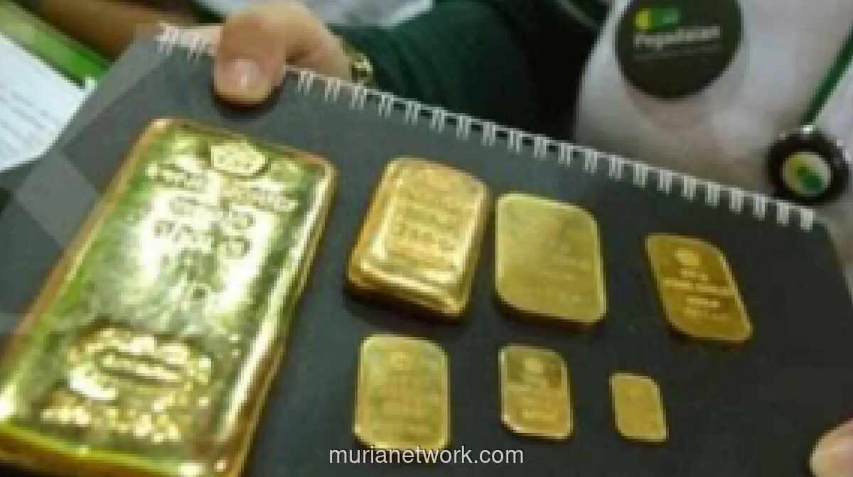 Harga Emas Pegadaian Anjlom Signifikan, Emas 1 Gram Turun Rp71 Ribu