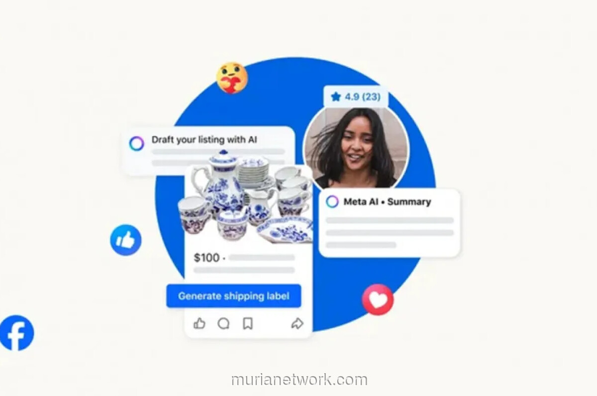 Meta Luncurkan Fitur Balasan Otomatis AI untuk Penjual di Facebook Marketplace