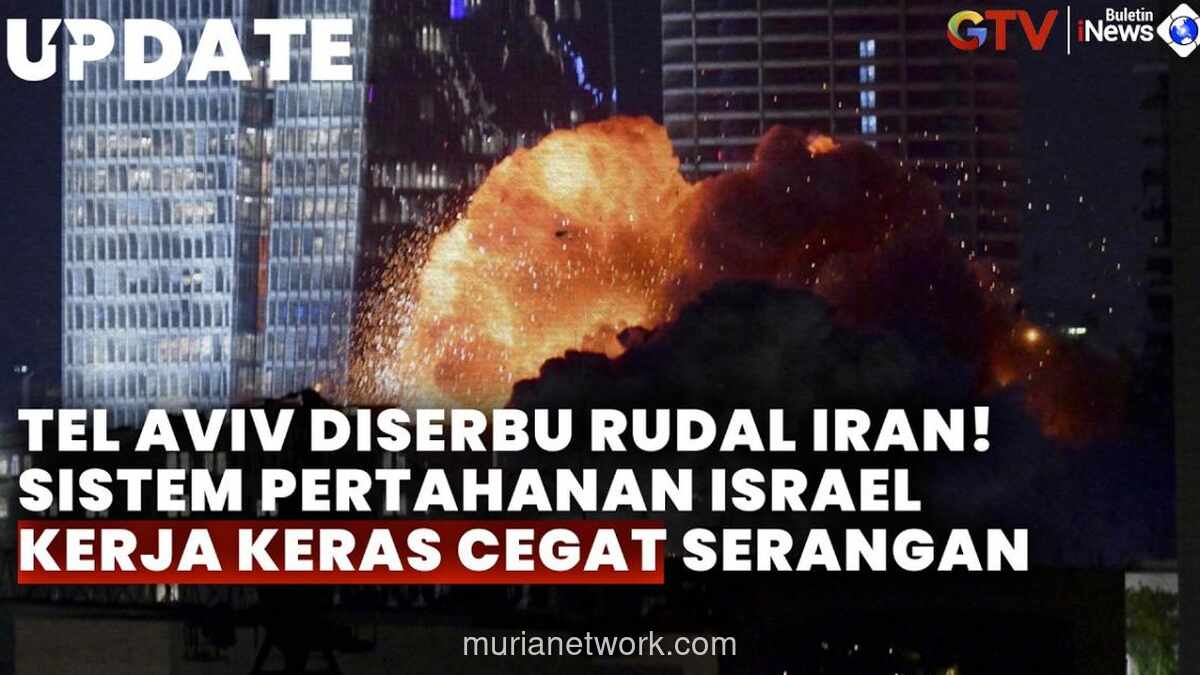 Iron Dome Hadapi Hujan Rudal Iran di Tel Aviv, Sejumlah Gedung Rusak Parah