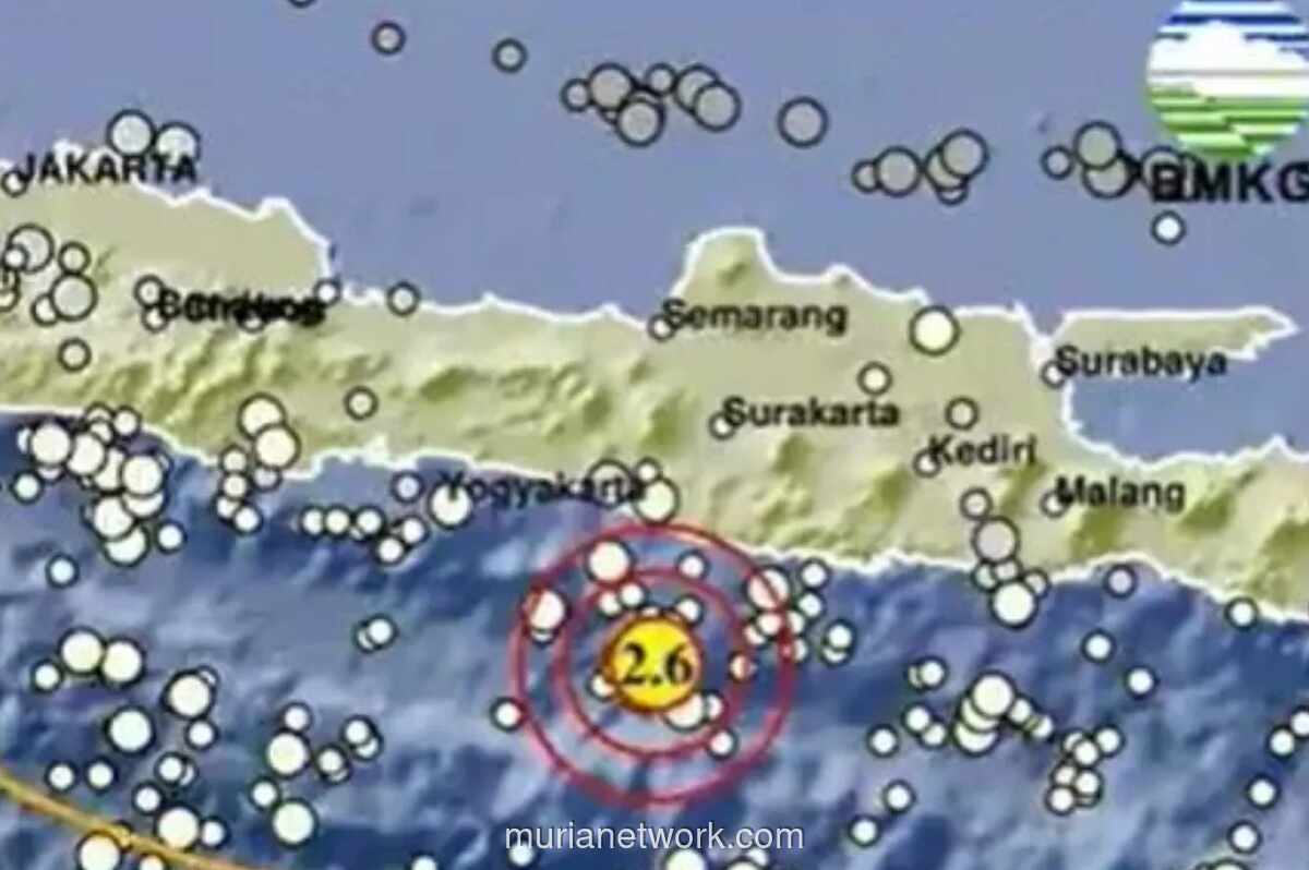 Gempa Magnitudo 2,6 Guncang Gunungkidul, Tidak Ada Laporan Kerusakan
