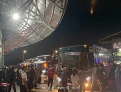 Arus Mudik di Terminal Pulogebang Landai Usai Puncak Gelombang Pertama
