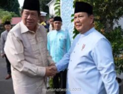 SBY dan Keluarga Bersilaturahmi dengan Prabowo di Istana Usai Lebaran