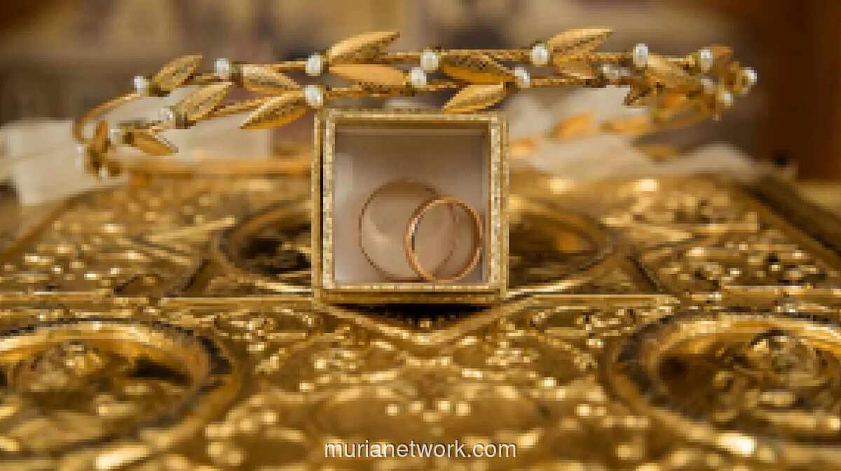 Harga Emas Perhiasan 8 Karat Bertahan di Rp809 Ribu per Gram