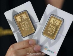 Harga Jual Emas Antam Stagnan, Harga Buyback Anjlok Rp80.000 per Gram