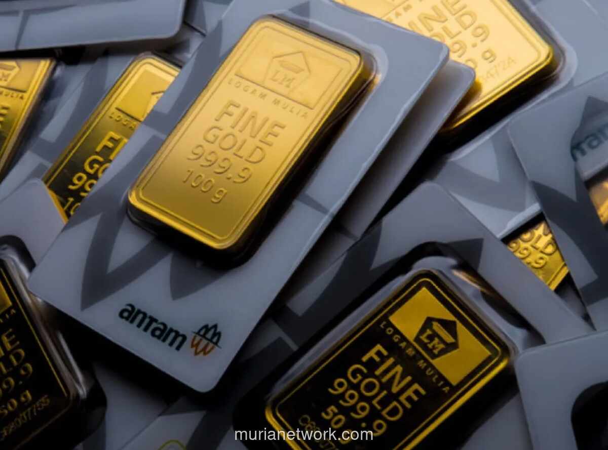 Harga Emas Antam Turun Rp 45.000 per Gram Setelah Dua Hari Melesat