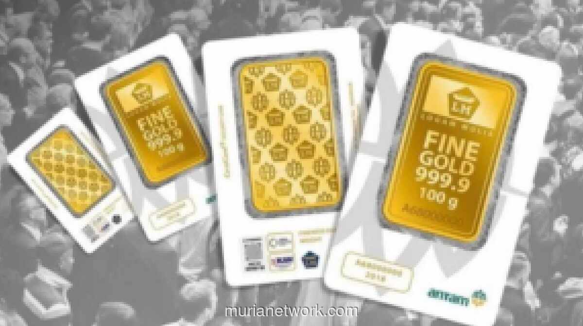 Harga Emas Antam Stagnan di Rp 3,085 Juta per Gram