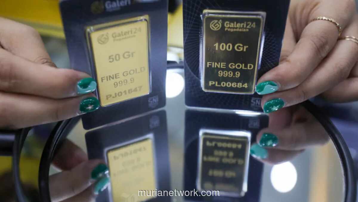 Harga Emas UBS dan Galeri 24 Stagnan per 23 Maret 2026