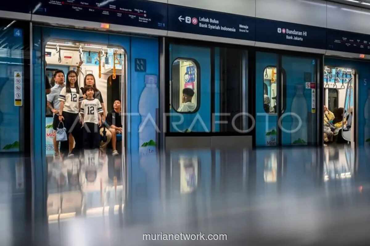 MRT Jakarta Tawarkan Tarif Spesial Rp243 di Hari Ulang Tahun ke-7