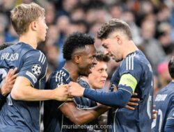 Real Madrid dan PSG Tunjukkan Taring, Arsenal Satu-satunya Wakil Inggris di Perempat Final UCL