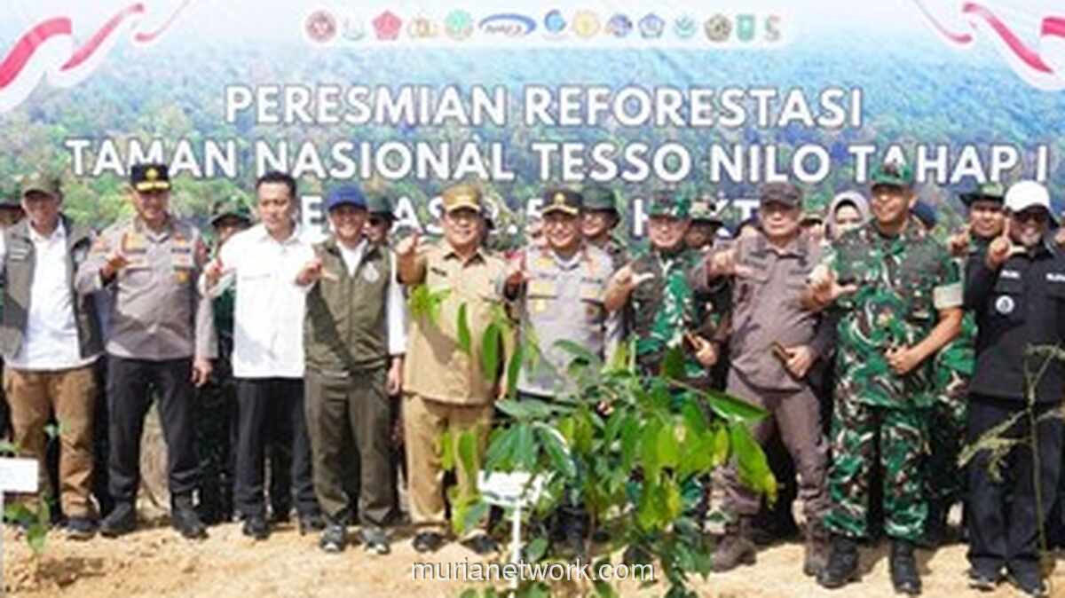 Menteri Kehutanan Pimpin Langkah Awal Reforestasi 2.557 Hektare di Tesso Nilo