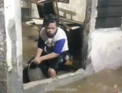 Luapan Ciliwung Rendam Permukiman dan Picu Macet Parah di Jalan Raya Bogor