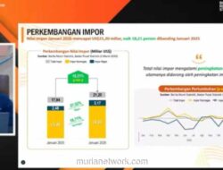 Impor Indonesia Tumbuh 18,21% di Januari 2026, Semua Kategori Membaik