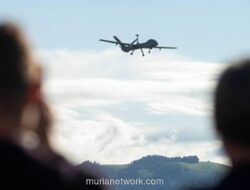 IRGC Klaim Tembak Jatuh Drone Hermes di Langit Teheran