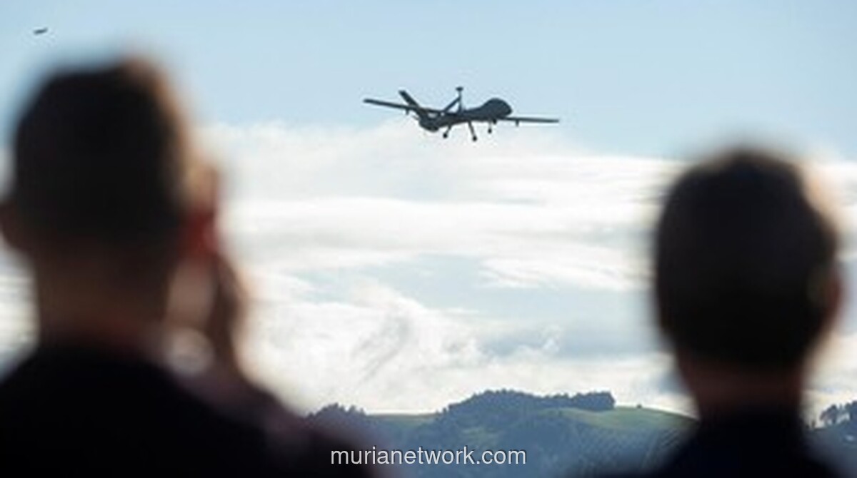 IRGC Klaim Tembak Jatuh Drone Hermes di Langit Teheran