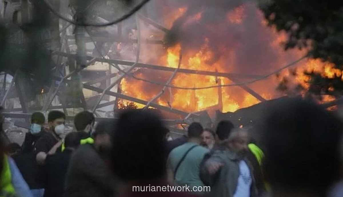 Israel Lancarkan Serangan Besar ke Basis Hizbullah di Beirut, Balasan Roket Mendarat di Utara