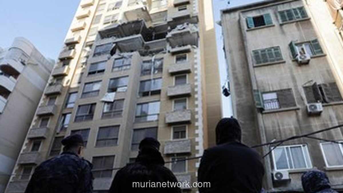 Serangan Udara Israel Guncang Tiga Wilayah di Beirut, Satu Warga Sipil Terluka