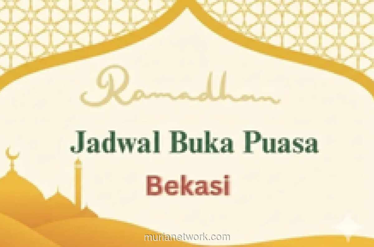 Jadwal Buka Puasa di Bekasi Hari Ini Pukul 18.11 WIB