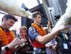 Pembalap MotoGP Mir dan Marini Menyelami Budaya Bali di Sela Jadwal Balap