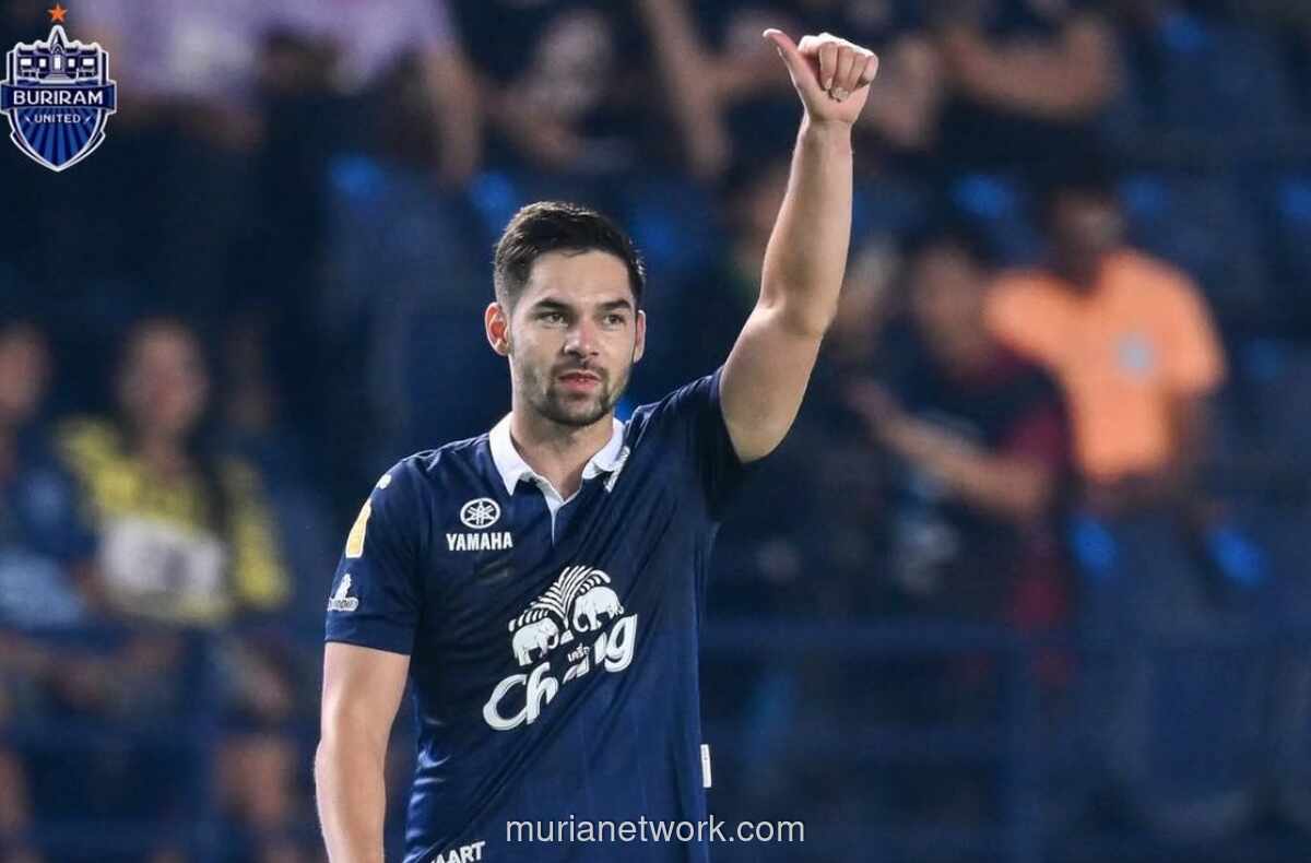 Sandy Walsh Cetak Gol, Buriram United Hajar Chonburi FC 5-0