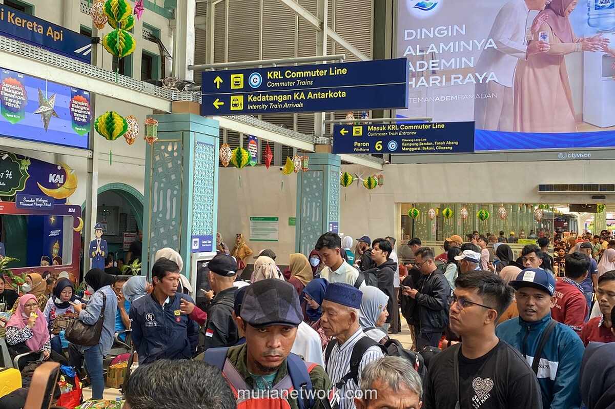 KAI Imbau Penjemput Tak Bawa Mobil ke Stasiun Pasar Senen Saat Arus Balik