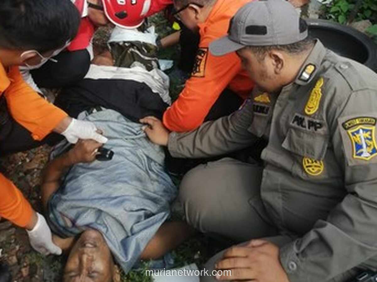 Pria Tua Terseret Kereta Barang di Surabaya, Selamat Meski Terlempar 30 Meter