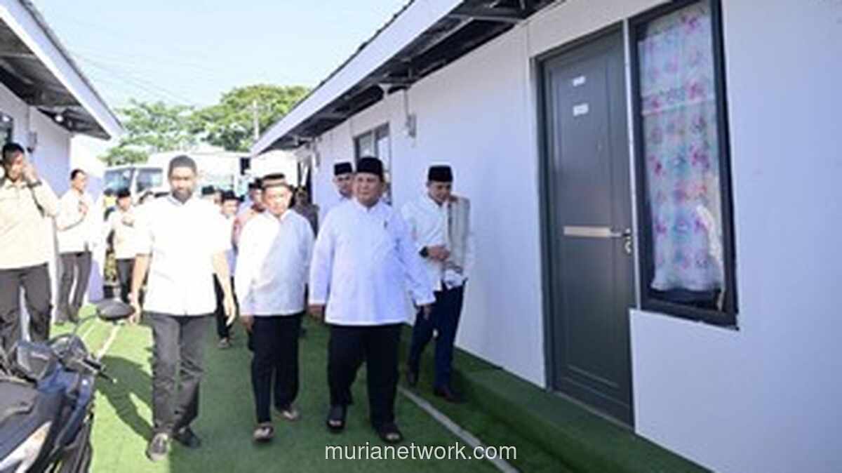 Presiden Prabowo Tinjau Huntara di Aceh Tamiang, Apresiasi Kecepatan Pemulihan Pascabencana