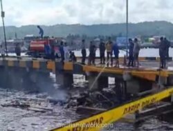 Ledakan Kapal LPG di Pelabuhan Selayar Tewaskan Dua Orang