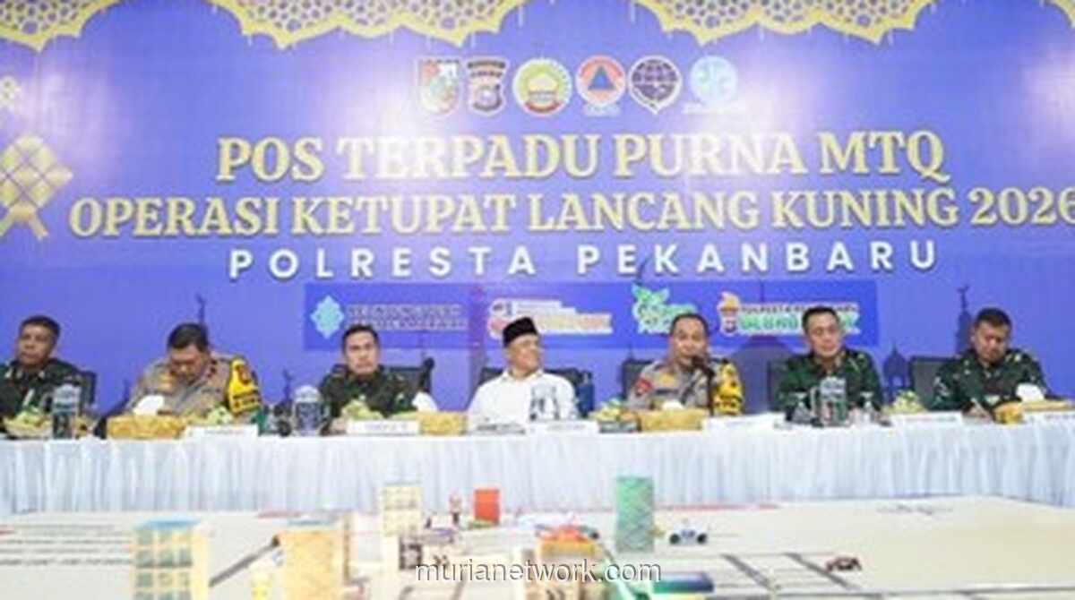 Tiga Pimpinan Tertinggi Riau Pantau Langsung Pospam di Malam Takbiran