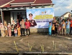 Polri Resmikan Sumur Bor dan Bantu Pembangunan Rumah Al-Quran di OKU Timur