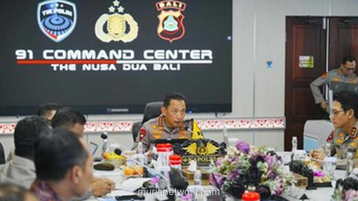 Kapolri Pantau Destinasi Wisata dan Siapkan Arus Balik Lebaran 2026 dari Command Center Bali