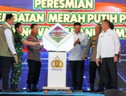 Kapolri Resmikan 57 Jembatan Merah Putih Presisi di Sumsel, Permudah Akses Warga