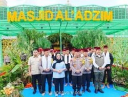 Kapolri Resmikan Masjid dan Satgas Karhutla-Ojol Kamtibmas di Pekanbaru