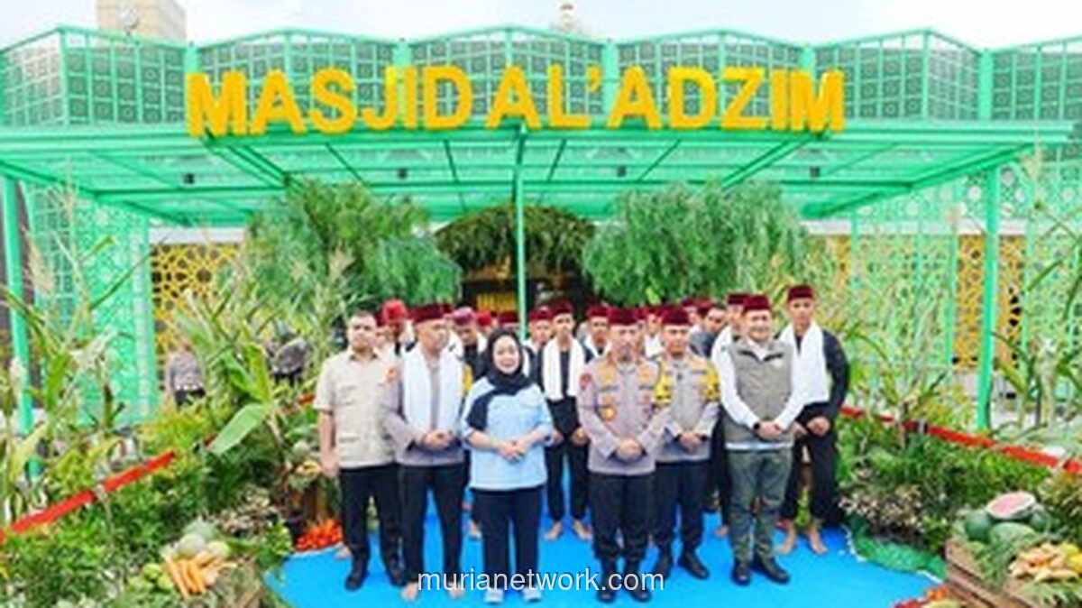 Kapolri Resmikan Masjid dan Satgas Karhutla-Ojol Kamtibmas di Pekanbaru