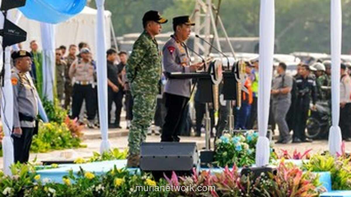 Kapolri Tekankan Soliditas dalam Apel Gelar Pasukan Operasi Ketupat 2026 di Monas