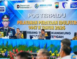 Kapolri Tinjau Langsung Kesiapan Mudik di Gerbang Tol Kalikangkung