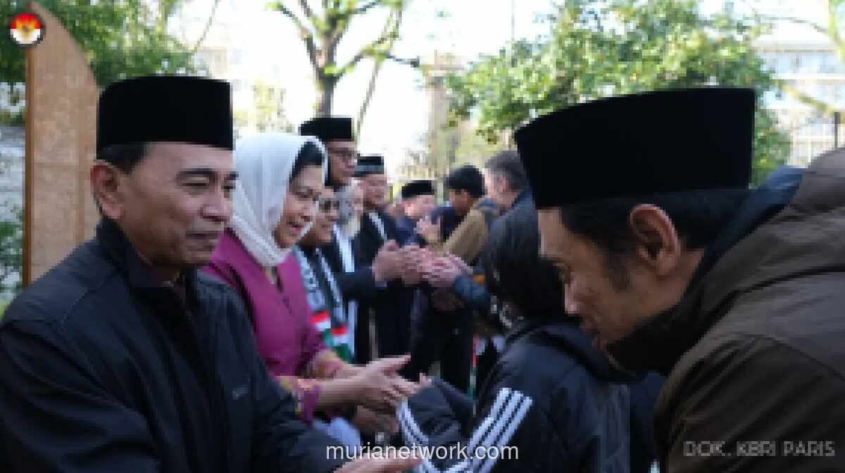 Warga Indonesia di Prancis Rayakan Idulfitri dengan Khidmat di KBRI Paris