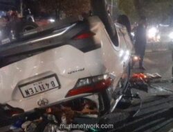 Mobil Terbalik di Depan LP Cipinang, Tidak Ada Korban Jiwa