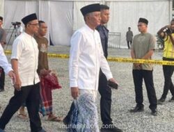 Presiden Prabowo dan Menteri PU Tinjau Huntara Korban Banjir Usai Salat Id di Aceh Tamiang