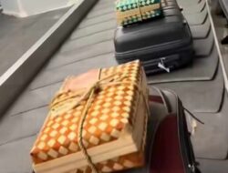 Bandara Sultan Hasanuddin Sambut Pemudik dengan Hampers Kejutan di Conveyor Belt