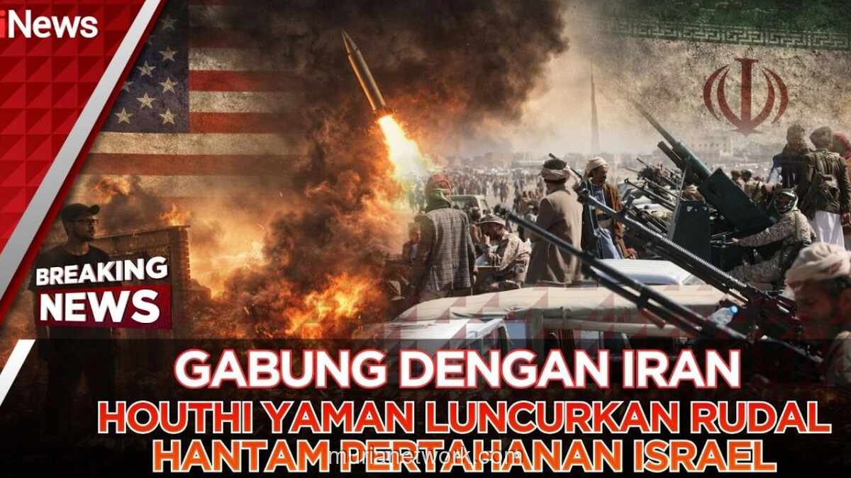 Houthi Luncurkan Rudal ke Israel dari Yaman untuk Pertama Kali Sejak Eskalasi Konflik