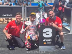 Veda Ega Pratama Torehkan Sejarah, Podium Perdana Indonesia di MotoGP