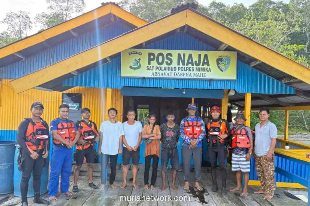 Kapal Tenggelam di Muara Pomako, Semua Penumpang Selamat Berkat Evakuasi Warga