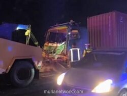 Rem Blong Truk Kontainer Picu Tabrakan Beruntun di Tol Cipularang, 2 Tewas