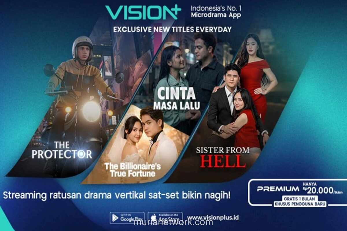 VISION+ Hadirkan Ratusan Microdrama dengan Konflik Padat dan Durasi Singkat